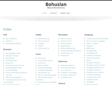 Tablet Screenshot of bohuslan.org